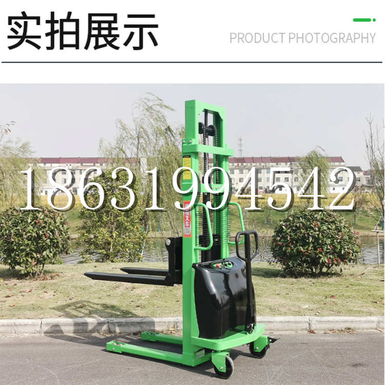 善化区电动叉车堆高车液压铲车电瓶1吨2吨站驾步行式小型全自动叉车